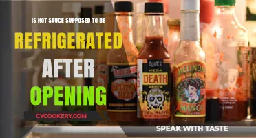 Spicy Debate: Should Hot Sauce Be Refrigerated After Opening?