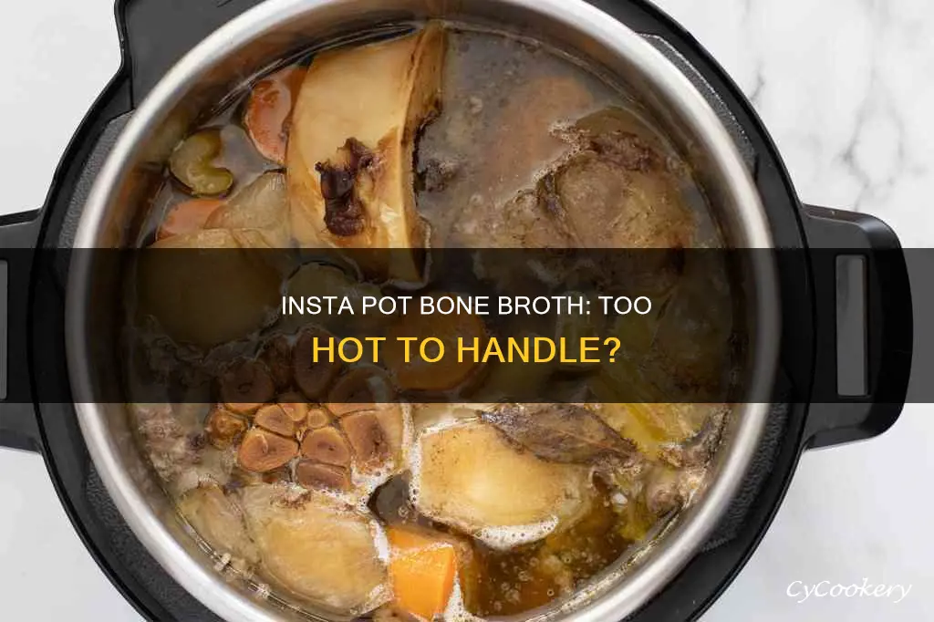 is insta pot to hot for bone broth