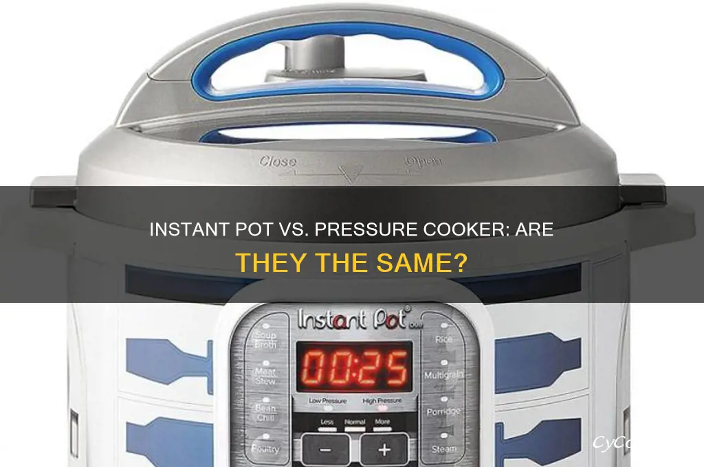 is intant pot the sama as a pressure cooker