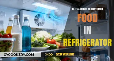 Chilling with Open Food: A Guide to Refrigerator Safety
