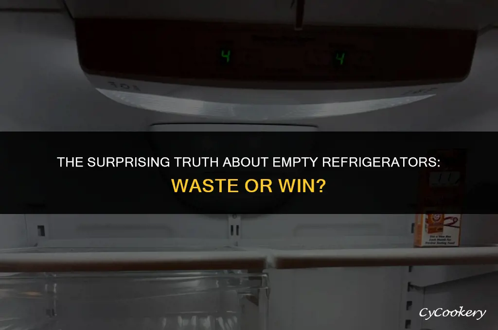 is it bad for a refrigerator to be empty