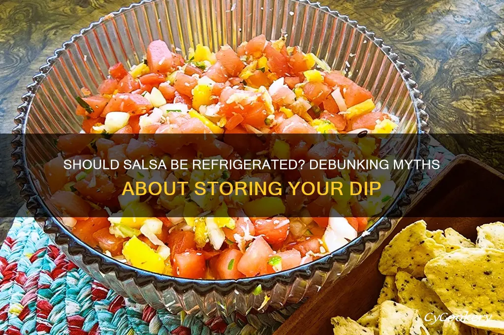 is it bad not to refrigerate salsa