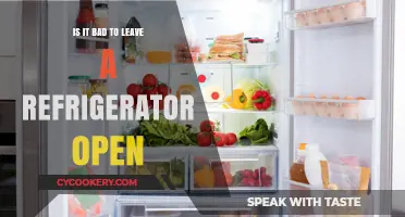 The Energy Drain: Consequences of Leaving Your Fridge Open