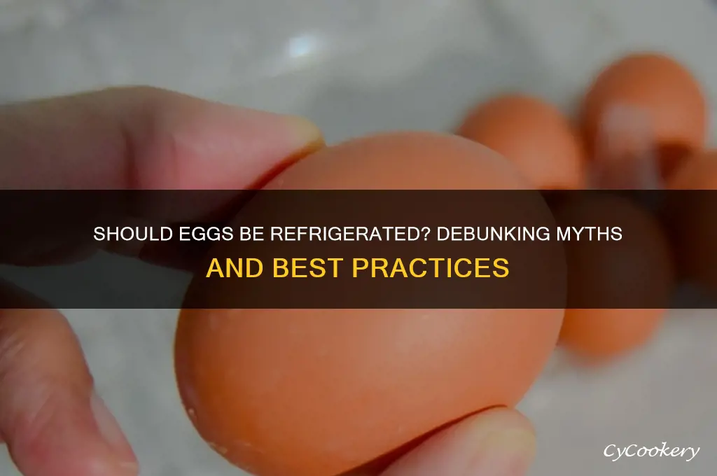 is it bad to not refrigerate eggs