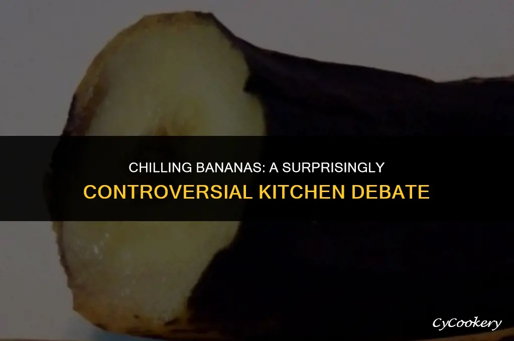 is it bad to put banana in refrigerator