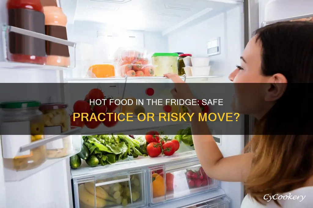 is it bad to put hot food in refrigerator