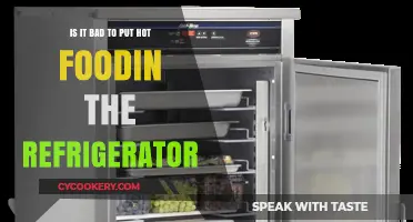 Chilling Hot Food: A Guide to Safe Refrigeration Practices