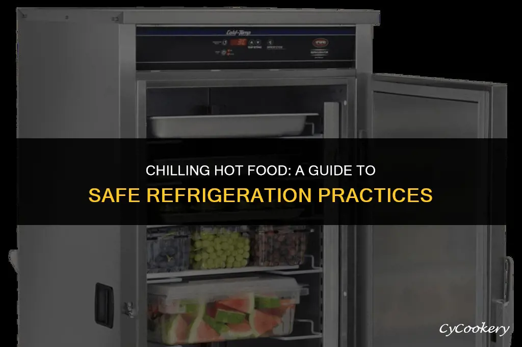 is it bad to put hot foodin the refrigerator