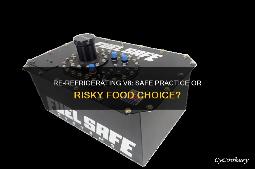 is it bad to re-refrigerate v8