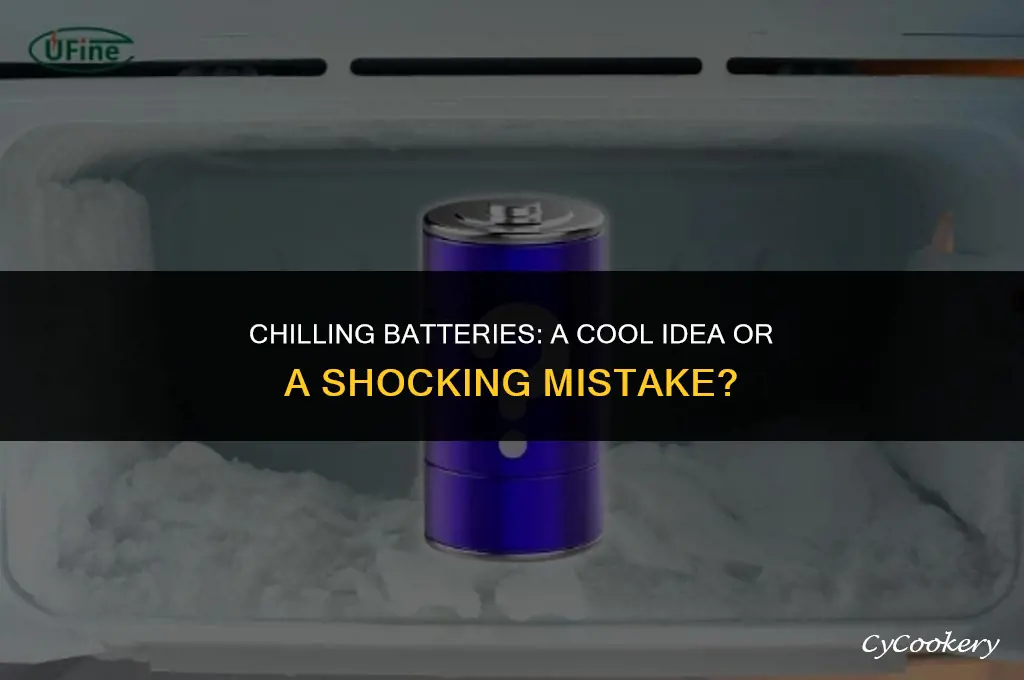 is it bad to store batteries in the refrigerator