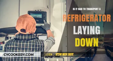 The Risks of Transporting a Refrigerator on Its Side