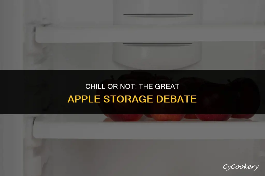 is it best to store apples in the refrigerator