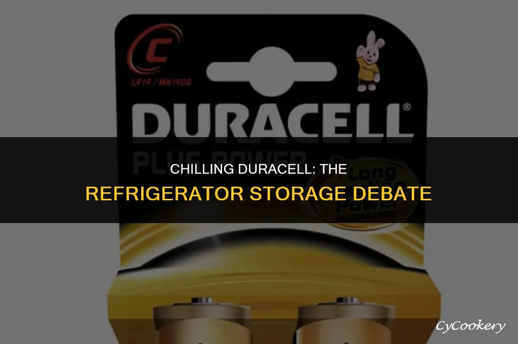is it best to store duracell batteries in refrigerator