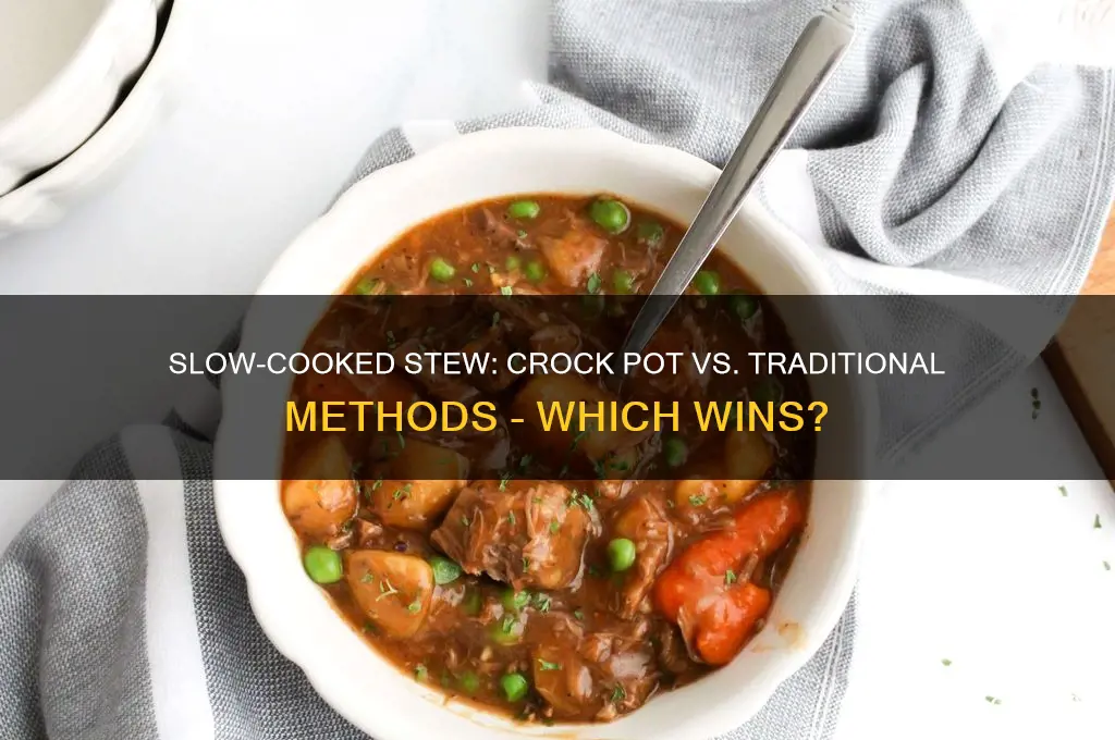 is it better to cook stew slower in crock pot