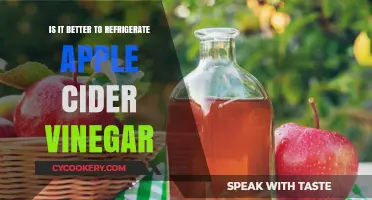 Chill or Not: The Great Apple Cider Vinegar Refrigeration Debate