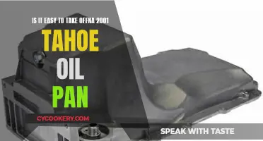 Removing Oil Pan from 2001 Tahoe: Easy or Not?