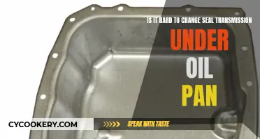 Replacing Seal Transmission: A Challenge Under the Oil Pan?