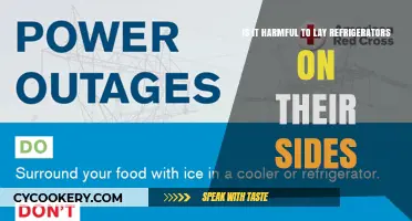 The Risks of Laying Refrigerators on Their Sides: A Safety Guide
