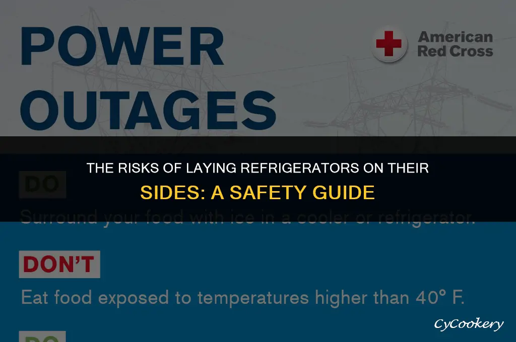 is it harmful to lay refrigerators on their sides