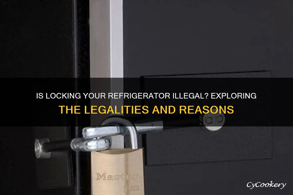 is it illegal to lock your refrigerator