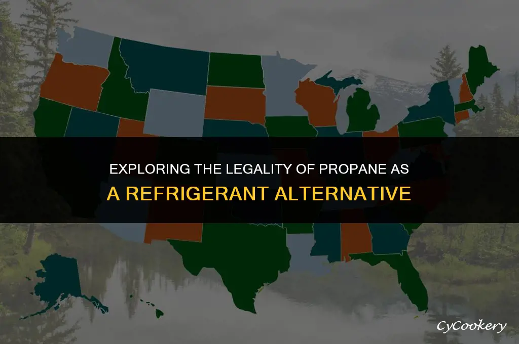 is it illegal to use propane for refrigerant