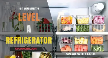 Why Leveling Your Refrigerator Matters for Efficiency and Longevity