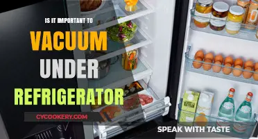 Why Vacuuming Under Your Refrigerator Matters for Cleanliness and Efficiency