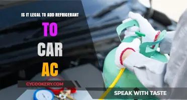 Understanding the Legality of Adding Refrigerant to Your Car's AC System