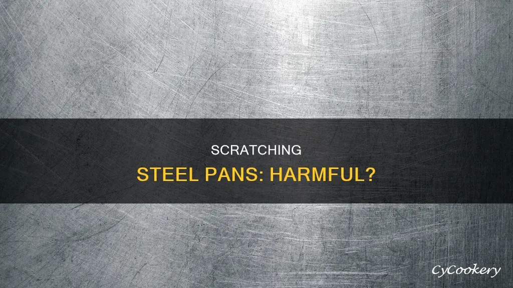 is it nad to scatch a stainless steel pan