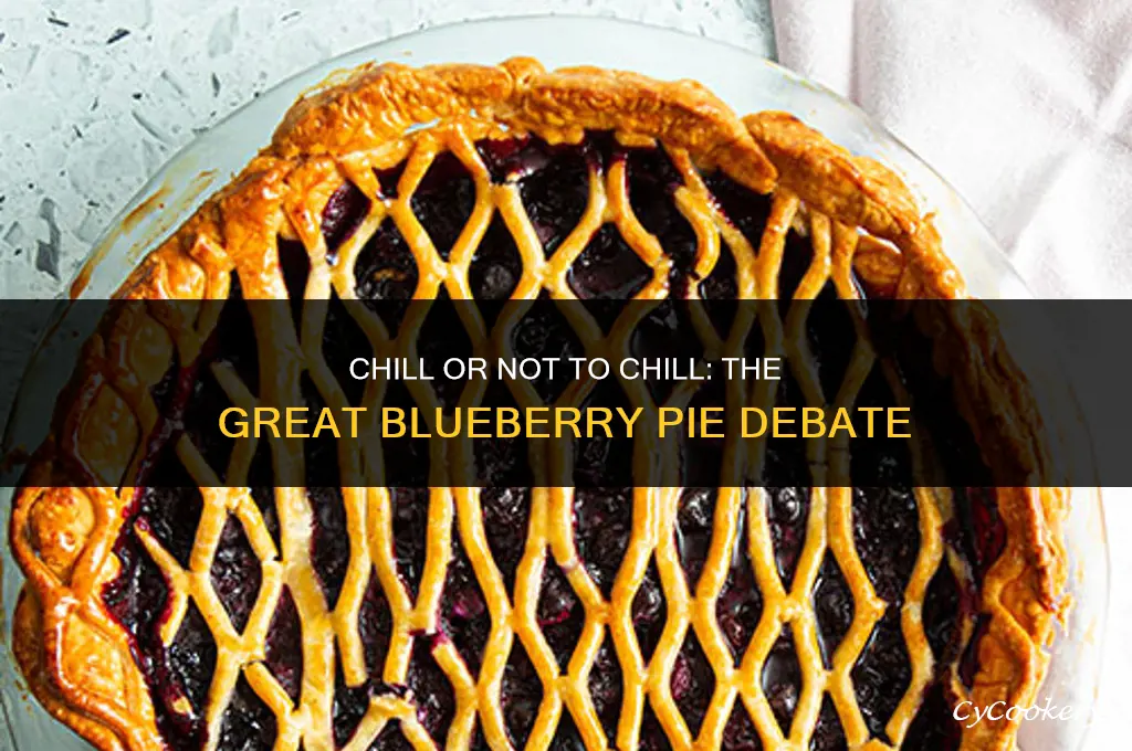 is it necessary to refrigerate a homemade blueberry pie
