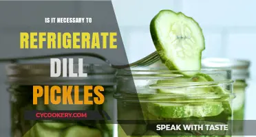 Should Dill Pickles Be Refrigerated? A Crunchy Debate Explored