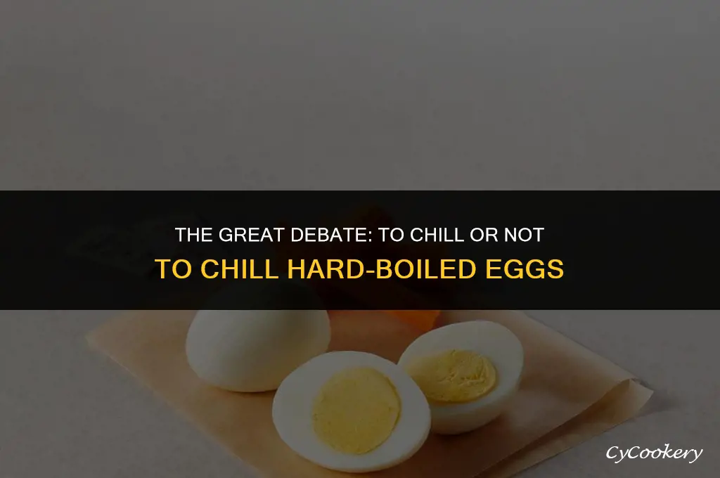 is it necessary to refrigerate hard boiled eggs