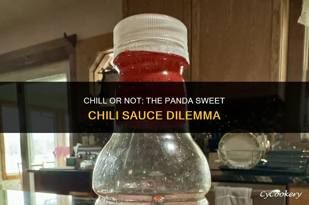 is it necessary to refrigerate panda sweet chili sauce