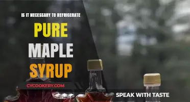 The Sweet Debate: To Refrigerate or Not to Refrigerate Pure Maple Syrup