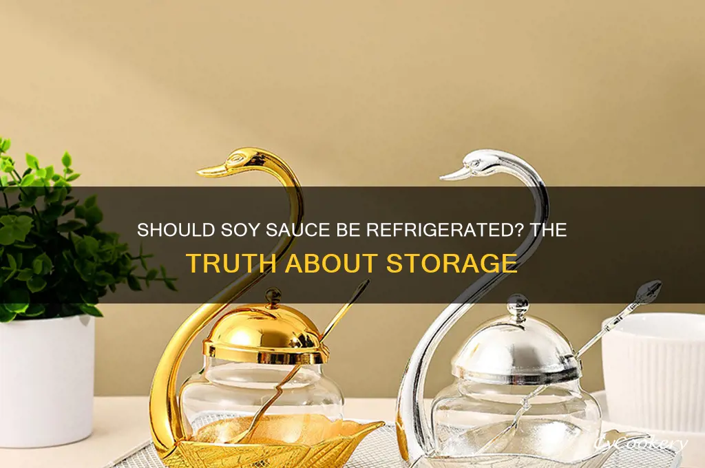 is it necessary to refrigerate soy sauce