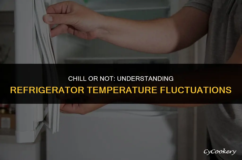 is it normal for a refrigerator temperature to fluctuate