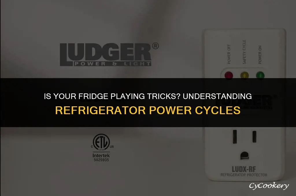 is it normal for a refrigerator to turn off