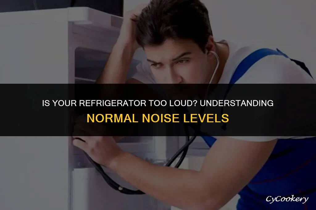 is it normal for refrigerator to have louder sound