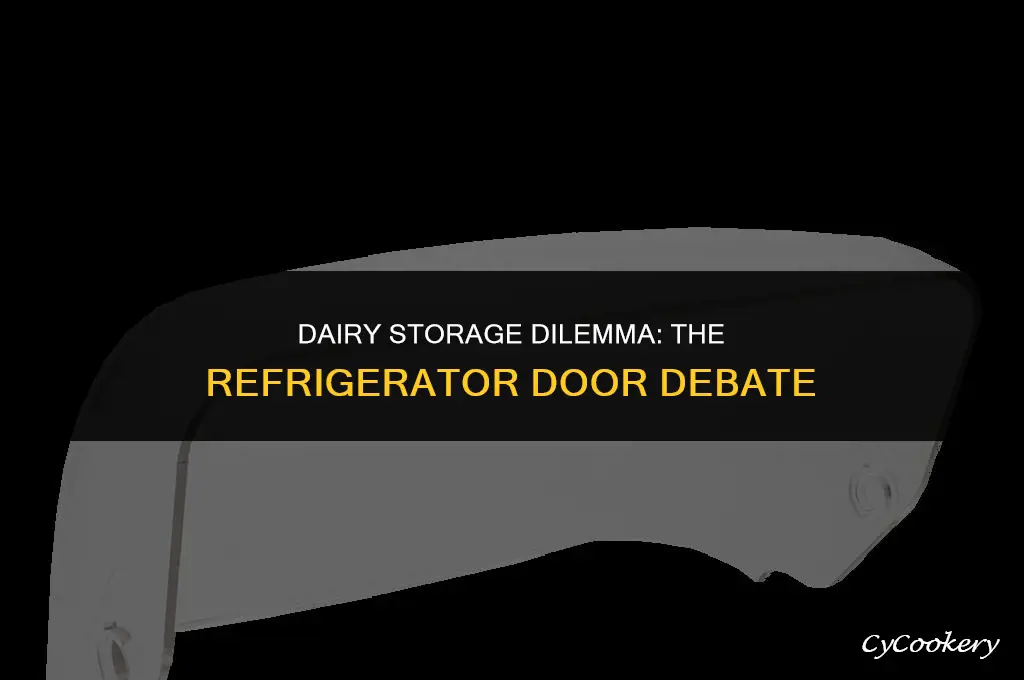 is it ok for dairy on refrigerator door