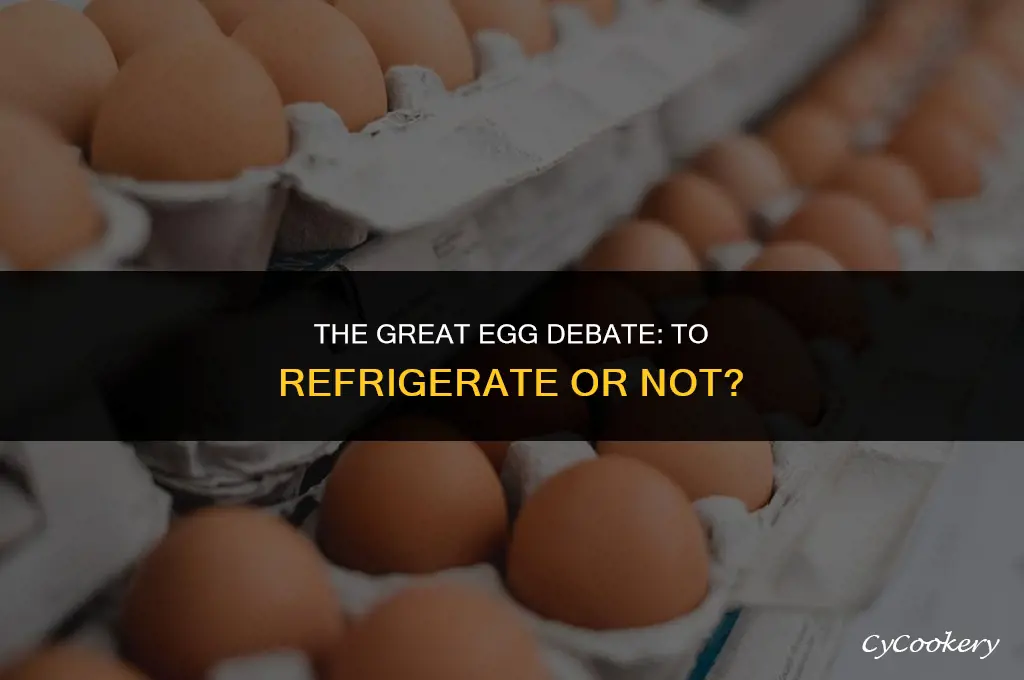 is it ok for eggs to not be refrigerated
