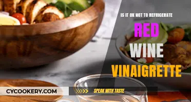The Great Debate: Red Wine Vinaigrette Refrigeration Dilemma