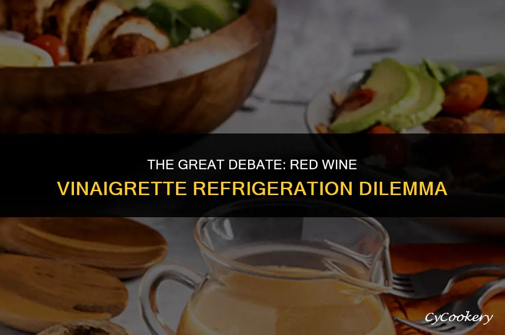 is it ok not to refrigerate red wine vinaigrette