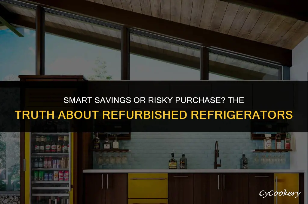 is it ok to buy a refurbished refrigerator