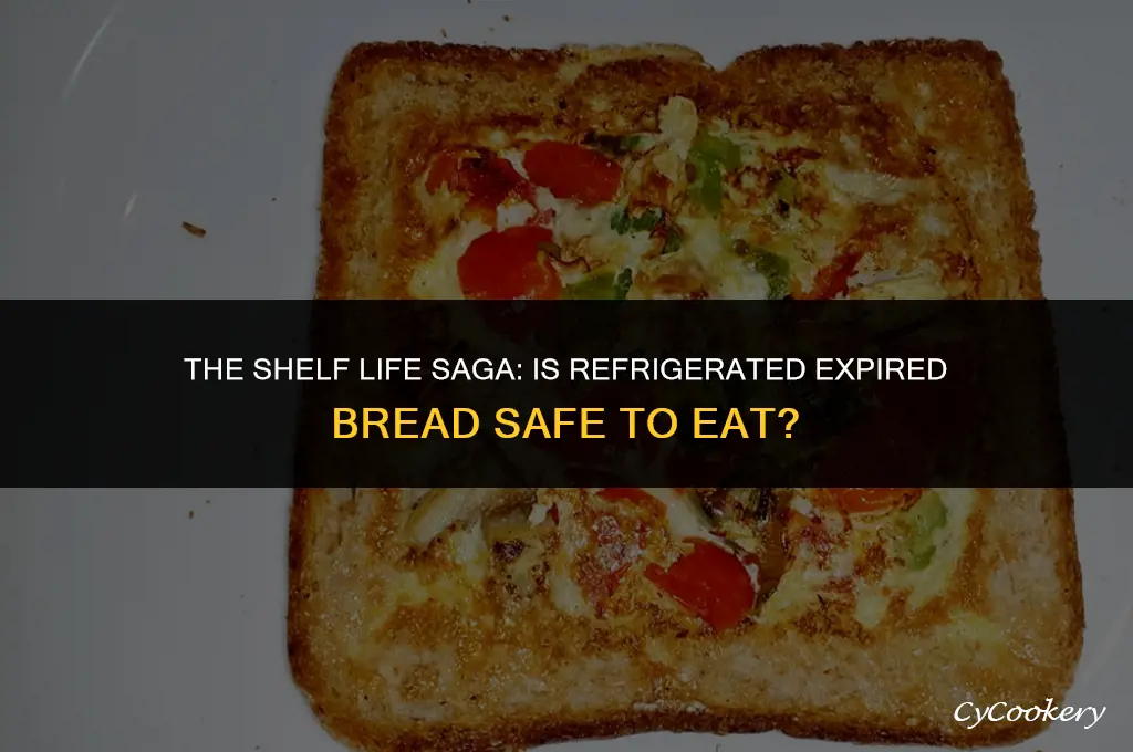 is it ok to eat expired bread in refrigerator