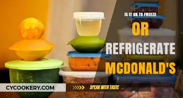The McDonald's Freeze: Safe Storage Tips for Your Leftovers