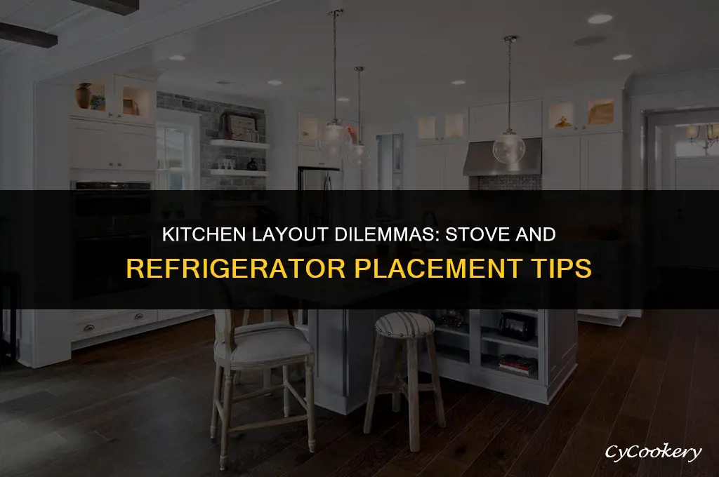 is it ok to have stove next to refrigerator