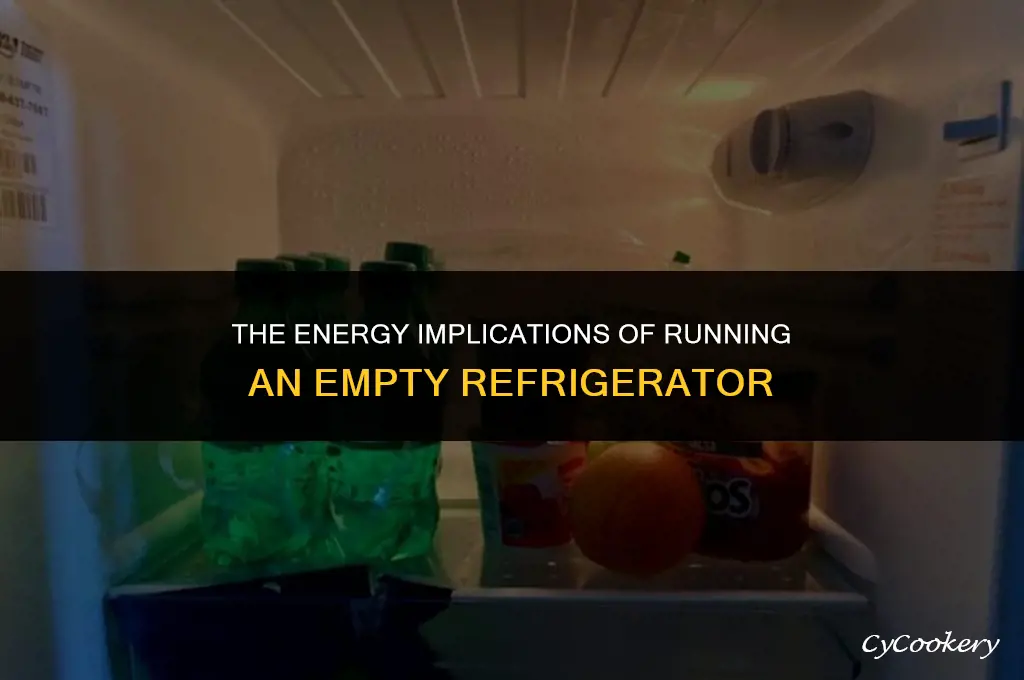 is it ok to leave an empty refrigerator running