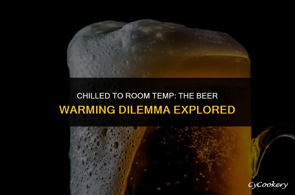 is it ok to let refrigerated beer get warm