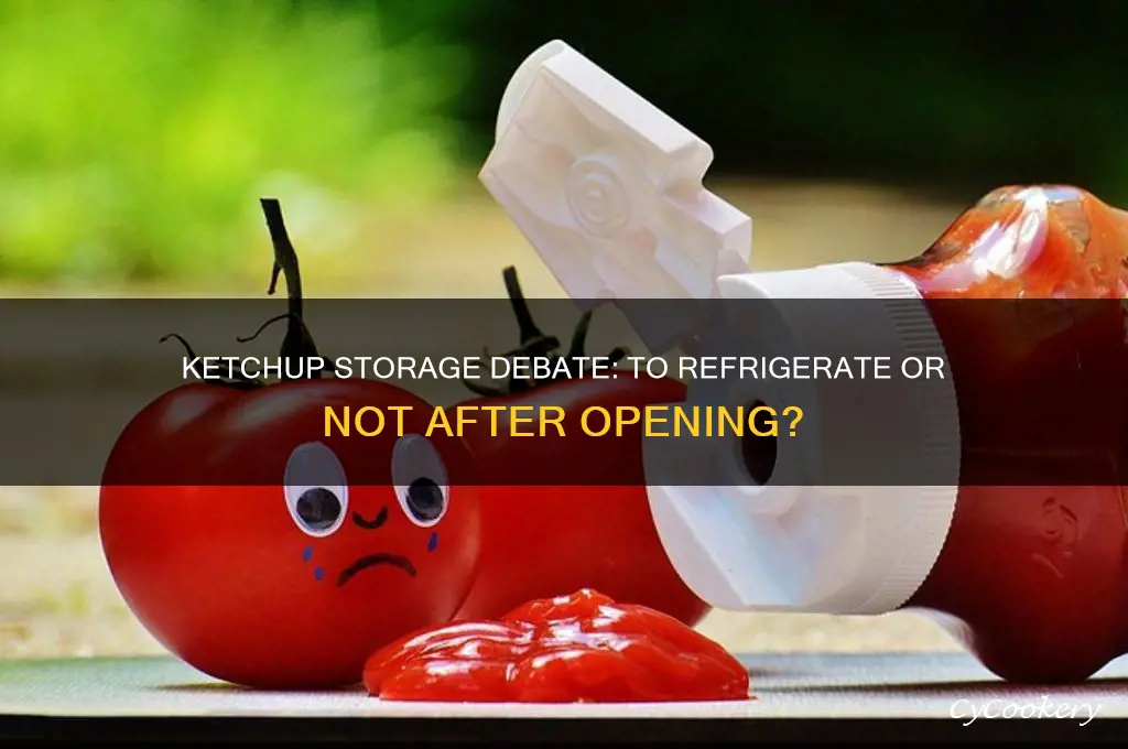 is it ok to not refrigerate ketchup