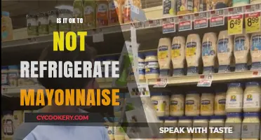 Mayonnaise Storage Debate: Is Refrigeration Really Necessary for Safety?